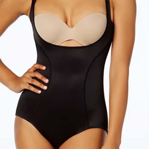 Maidenform Women's Firm Control Ultimate Instant Slimmer Open Bust Bodysuit 2656 - Picture 1 of 5